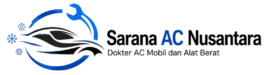 Logo resmi Sarana AC Nusantara sebagai penyedia service AC mobil dan alat berat.